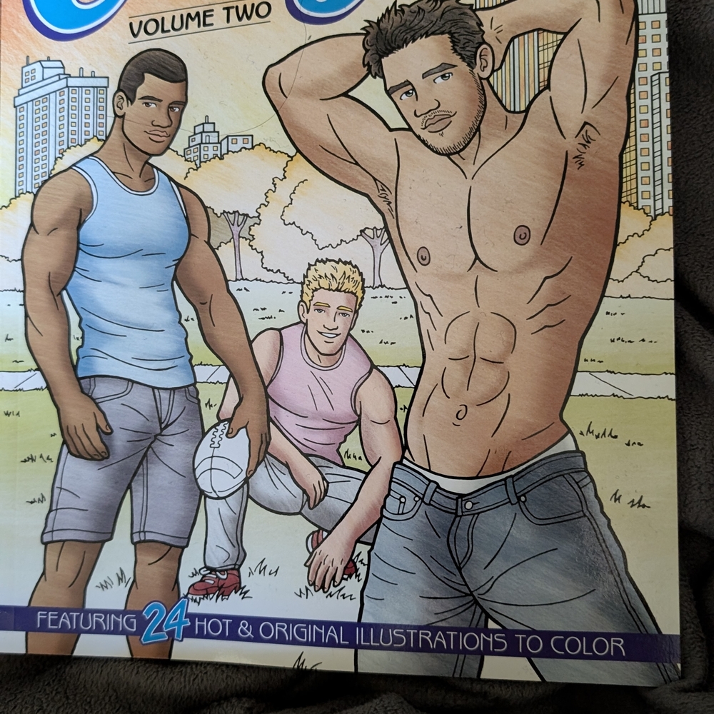 Cute Guys, Sexy Men Coloring Book. Great Fun Gift!